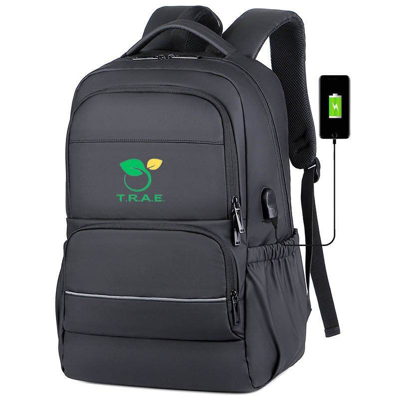 Trae Health Smart tech USB Bookbag with side pockets