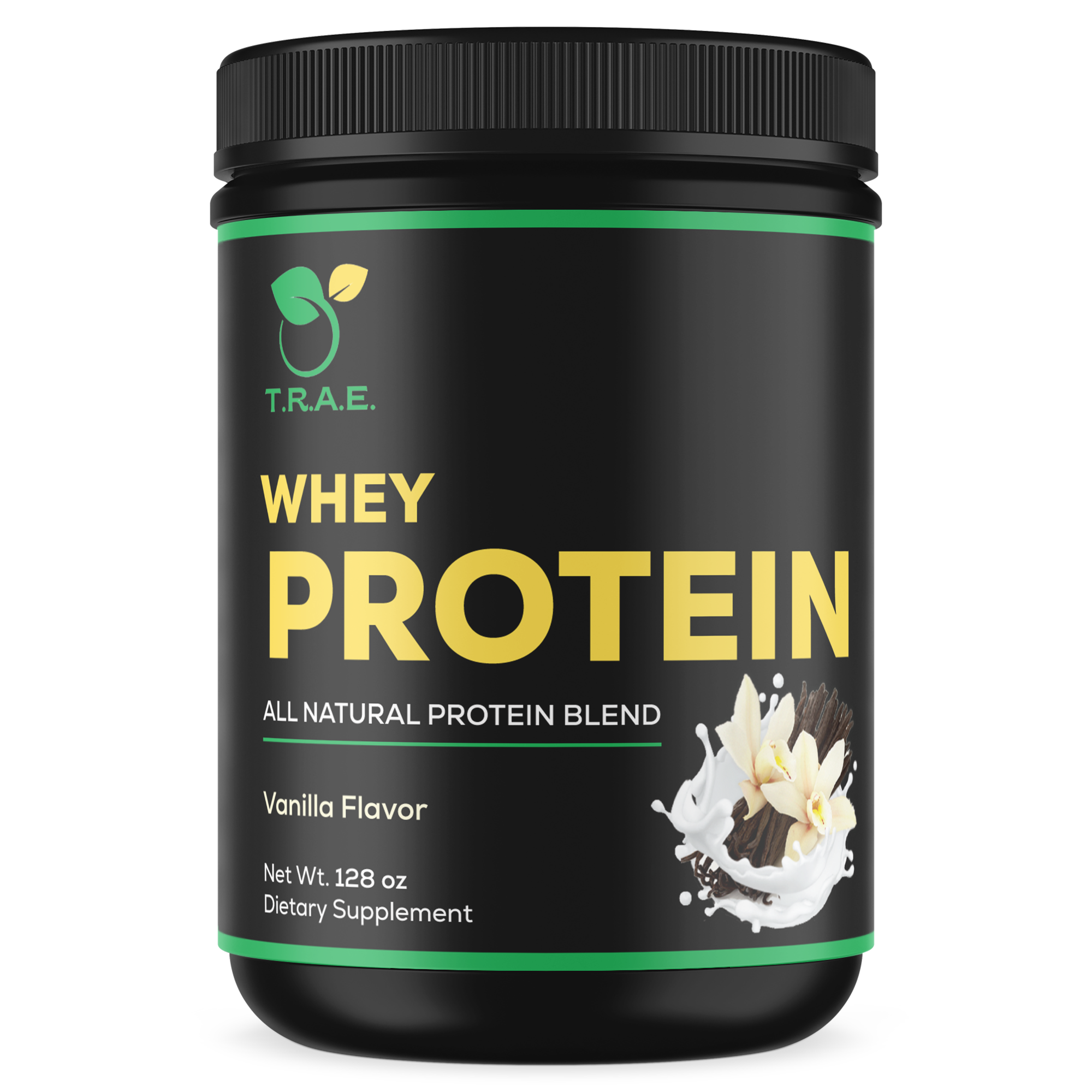 Trae Health All Natural Premium Whey Protein Blend Vanilla Flavor