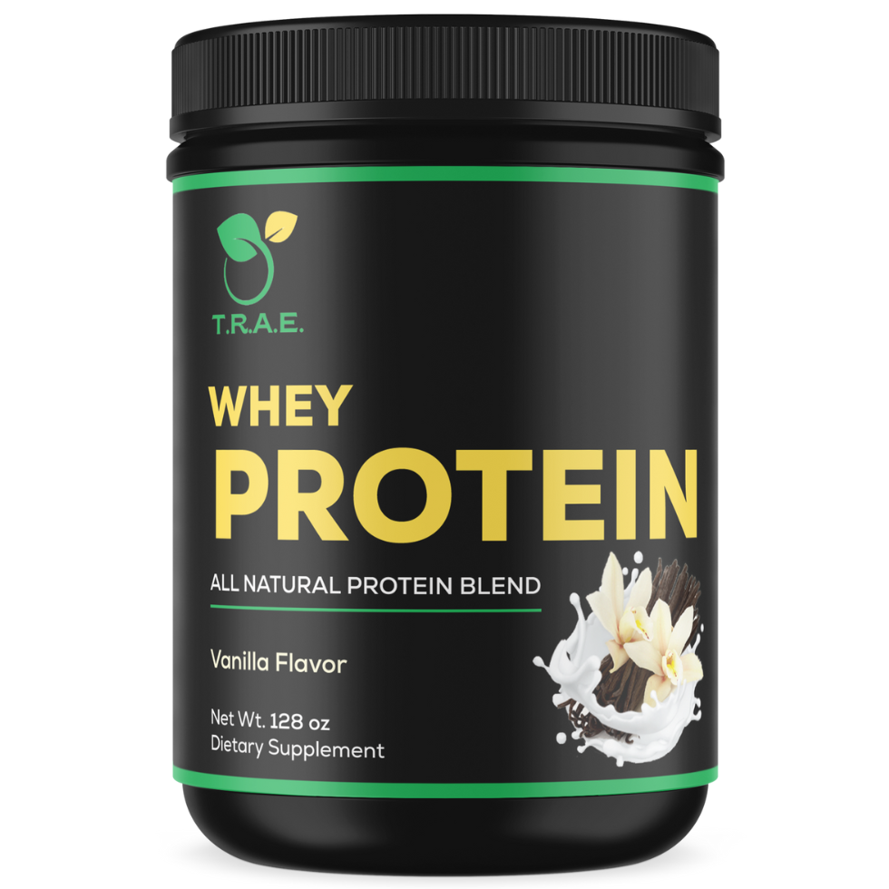 Trae Health All Natural Premium Whey Protein Blend Vanilla Flavor